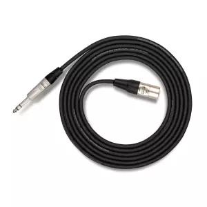 Hosa HSX-005 Pro 밸런스드 인터커넥트 REAN 1/4인치 TRS to XLR3 미터 5피트 커넥터와 OFC 차폐가 적용된