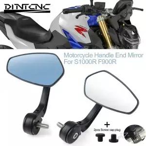 BMW F900R S1000R R1250 R/RS/RT R1200R C400X C400GT 조정 가능한 오토바이 리어 바 사이드 백미러 용