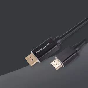 Coms 디스플레이 포트 to HDMI 케이블 5M DP 1.2 영상
