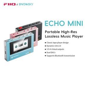 SnowSky/FiiO Echo Mini HiFi 블루투스 MP3 순수 음악 플레이어 15시간 재생 3.5mm/4.4mm 헤드폰 출력