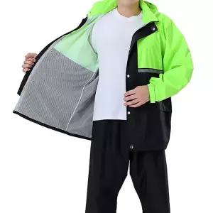 LM-0373 우비 바이크 자전거 오토바이 배달 형광