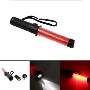 4in1 다기능 LED 후레시 휘슬 경광봉 자석 유도봉 비상탈출