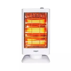 3단 석영관 히터 화이트 1.2KW 슬림 고효율 실내히터 난로 전기 스토브 온풍기 가정용 업소용 사무실 난방