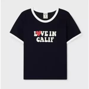 [후아유][AK평택점] [후아유] Letter Ringer T-Shirt / WHRAG2431F
