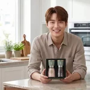소금페퍼 담례품 2종세트선물 보험 판촉 핑크 솔트 히말라야 결혼식답 암염