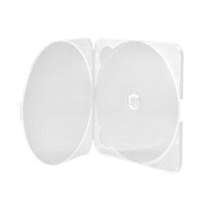 Maxtek 슈퍼 슬림 3.8mm 투명 DVD 케이스, 공간 절약, 내구성, 컴팩트 CD, DVD 블루레이 디스크 스토리지(10개)