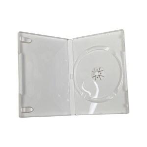 25팩 Maxtek 스탠다드 14mm 화이트 싱글 디스크 CD 및 DVD 케이스, 외부 클리어 아트워크 삽입 슬리브 포함. 닌텐도 Wii 디스크와 호환됩니다.