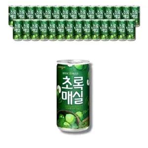 [보리담다] 웅진 초록매실 180ml x 30캔 3박스