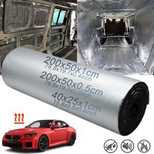 2000x500mm 250x400mm 자동차 방음 매트 5mm 10mm 두께 전문 열 소음 차단 후드 루프 문 벽용