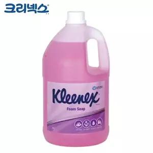 [크리넥스]고품질 크리넥스 핸드워시 폼 솝 로즈라일락향 4L x 1개 손세정제 물비누 거품형핸드워시 핸드