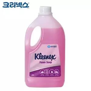 [크리넥스]고품질 크리넥스 핸드워시 폼 솝 로즈라일락향 1.95L x 1개 손세정제 물비누 거품형핸드워시 WF