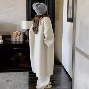 코트 캐주얼 소프트 아이보리 데일리 러블리 오버핏