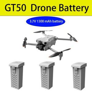 기존 GT50 PRO 드론 배터리 3.7V 1300MAh Dron RC 쿼드콥터 교체 액세서리 부품