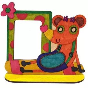 만들기 어린이 그림 귀여운 액자 방 아이 동물 캐릭터 목재사진액자