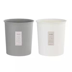 o 창신리빙 심플원형오픈휴지통5L.쓰레기통5l 분리수거함 5리터휴지통 미니휴지통