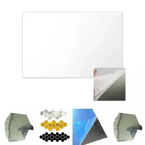 안전거울지 접 착 40x60cm (A2)/인테리어거울/부착식거울/현관거울/카페/거울/아크릴거울/붙이는거울/원형