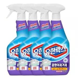 유한락스곰팡이 곰팡이제거 곰팡이청소 팡이제로 600ml 4개