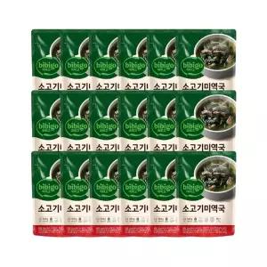 비비고 소고기 미역국 500g x 18팩