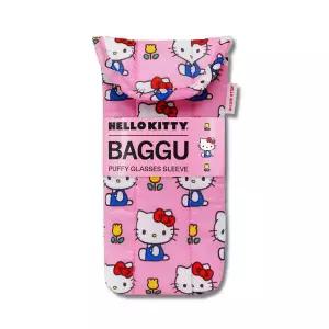 /원더스토어 [바쿠백] BAGGU 패딩 안경 케이스 파우치 Hello Kitty Pink