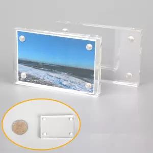 휴대용 미니 자석액자 아기 웨딩사진 탁상용 아크릴액자 6x4cm