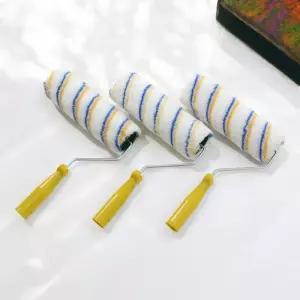 무지개표 페인트 롤러 3p세트(22cm) (옐로우)/롤러붓/보수용/칠하기/로라붓/아파트/건물/관리/도장/다용도