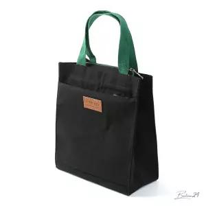 캔버스 토트백 그린 25X28.5CM 신발가방 헬스 운동 패브릭 운동가방 쇼퍼백