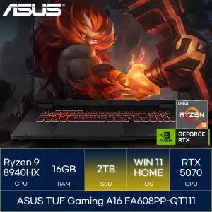 ASUS TUF Gaming A16 FA608PP-QT111 (SSD 2TB_WIN11)_마우스+장패드+백팩증정 AN