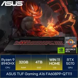 ASUS TUF Gaming A16 FA608PP-QT111 (RAM 32GB_SSD 4TB_WIN11)_마우스+장패드+백팩증정 AN