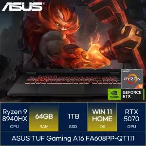 ASUS TUF Gaming A16 FA608PP-QT111 (RAM 64GB_WIN11)_마우스+장패드+백팩증정 AN