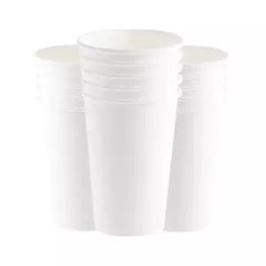 일회용컵 무지 일회용 종이컵 테이크아웃컵 16oz 100개 X3개