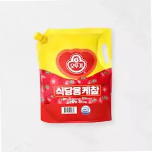 현대RS VDF 오뚜기 케찹 파우트 팩 3.3kg 대용량 드레싱