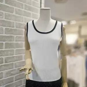 [대구백화점][레코브]배색 리브드 슬리브리스(LC31F7SL505A)