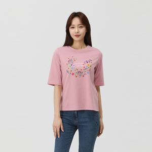 PAT 플라워 원포인트 티셔츠_1K45307