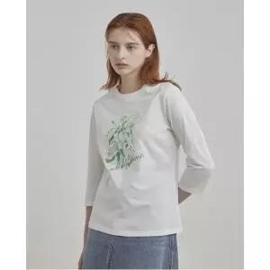 올리비아로렌 데일리스트 프린트 7부 티셔츠 MDEAS5M2421 1380400