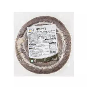 도야지 맘으로 야채순대 1kg (냉동)