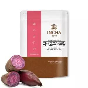인차 국내산 자색고구마 고구마 가루 분말 300g