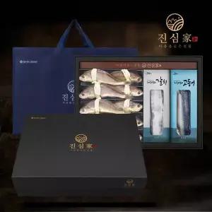 [진심家][바로배송][진심家][냉동]영광법성포 굴비&제주 은갈치고등어 혼합선물세트(굴비 10미(1.0kg,20...