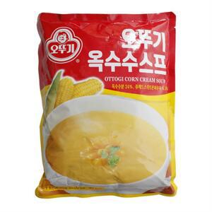 옥수수스프 1kg/오뚜기-식당용 직장인 경양식집 아침대용 대용량  즉석식품 가정용 간