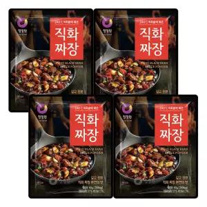 [소비기한 임박] 청정원 직화짜장분말, 80g, 4개