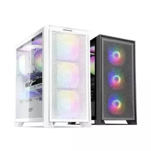 [에스투씨엔아이]DARKFLASH DRX70 MESH RGB 강화유리 화이트 (미들)