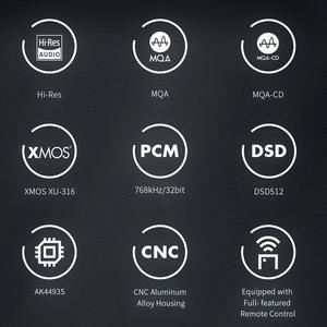 SMSL SU-1 MQA MQA-CD 오디오 디코더 고해상도 DAC AK4493S XU316 768kHz 32 비트 DSD512