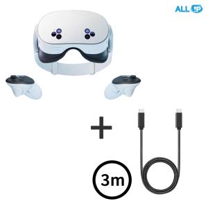 메타 퀘스트 3S meta quest 3s 128GB+ USB3.2 Gen2 C to C타입 20Gbps 100W 고속충전 PD 케이블 3m