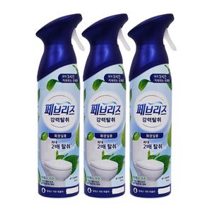 페브리즈 화장실용 에어 프레시 가든 165g x3 /실내냄새제거/방향제