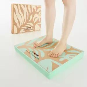바디엑스 코르크 밸런스패드 민트 브라운 요가 매트 코어강화 재활운동 충격흡수