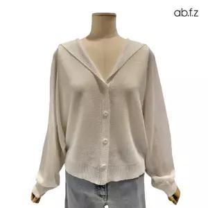 [롯데백화점]abfz 긴팔 써머 후드 니트 가디건 APZ2HY36E