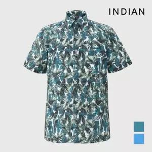 [INDIAN] 알로하 프린트 반팔셔츠_MITNSYM4201