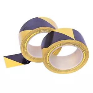 -안전표시용 테이프 100mm x 33m (롤)디자인 라인 산업 작업 기둥 코너 충돌방지 용테이프 작업용