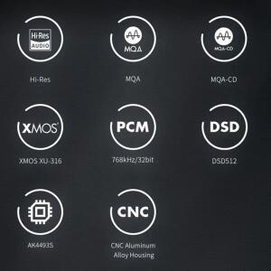 SMSL SU 1 MQA 오디오 디코더 AK4493S XU316 768kHz/32Bit DSD512 고해상도 DAC