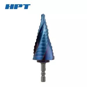 HPT 블루코팅 스텝드릴 육각 트위스트 스텐 겸용 3날 ST3-635B