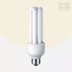 형광램프 장수램프 삼파장 EL 형광다마 30W 전구색 E26 전구